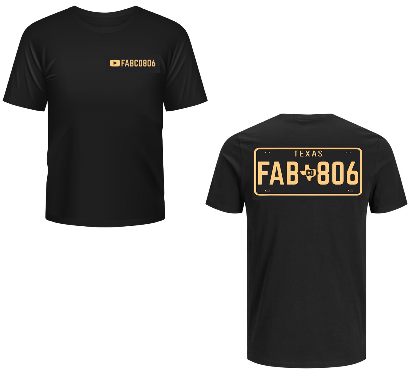 YouTube License Plate Tee