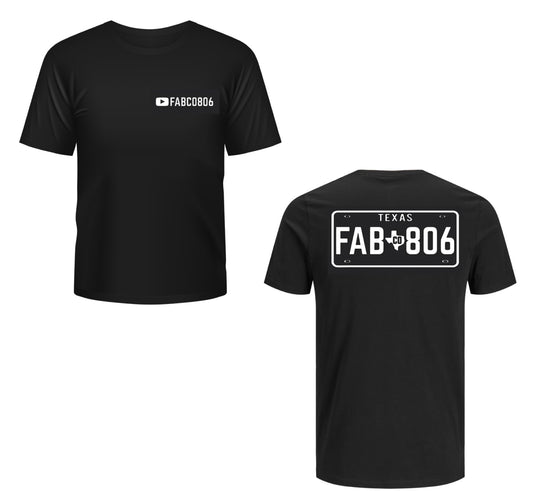 YouTube License Plate Tee