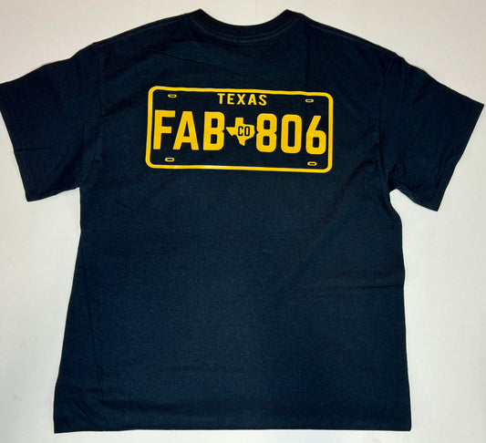 Yellow License Plate Tee